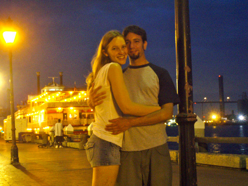 Holly and Chris in Savannah