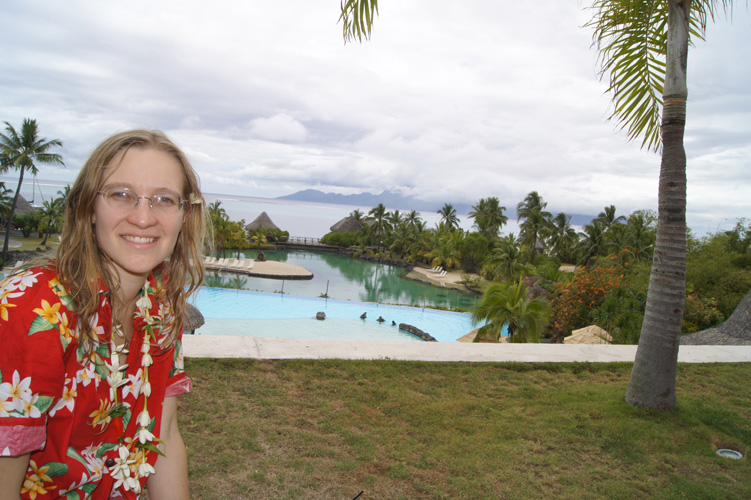 The view from the terrace in the lobby of the Intercontinental Resort, where the cruise company put us up.