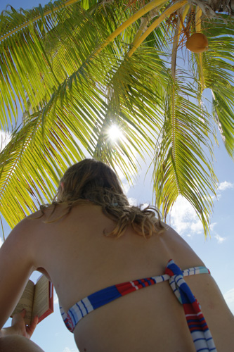 Holly, watch out for that coconut!