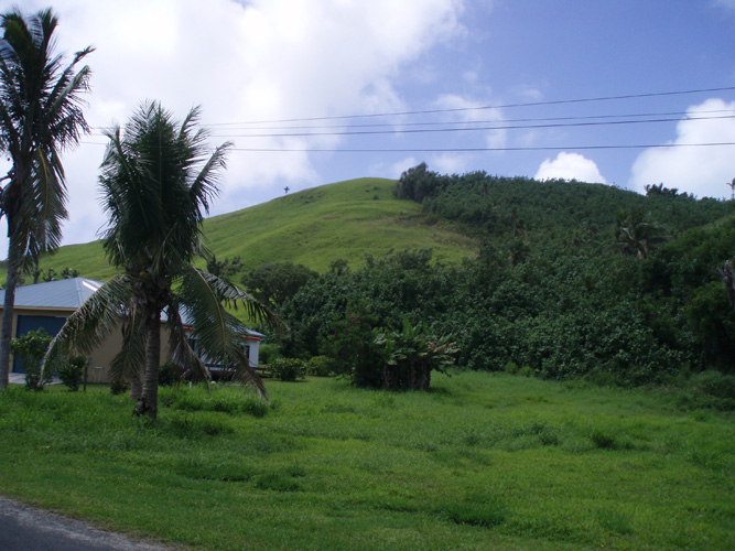 We rented bicycles and rode around the island.